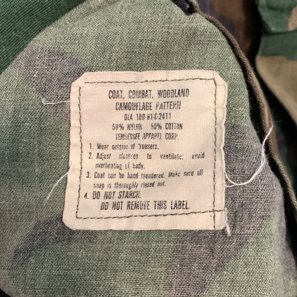 Vintage USMC woodland camouflage combat jacket - Picture 4 of 4